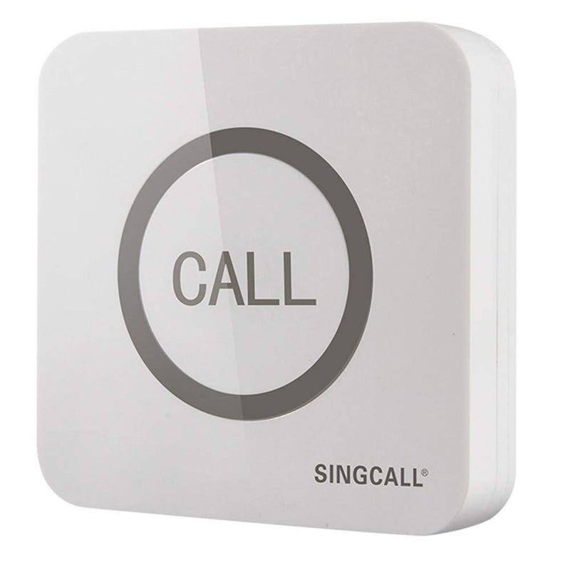 SINGCALL Home Caring System Hotel Calling System,Big Touching Button Convenient Waterproof, 1-Button Pager APE520 (Can't Be Used Alone) - Image 3